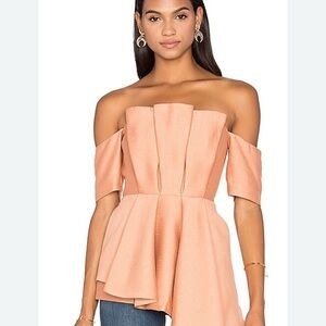 C/MEO Collective Peach Maxi Dress